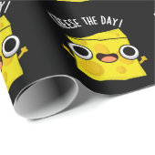 Kaas De Dag Grappig Voedsel Pun Dark BG Cadeaupapier (Rol Hoek)