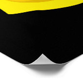 Kaas De Dag Grappig Voedsel Pun Dark BG Poster (Hoek)