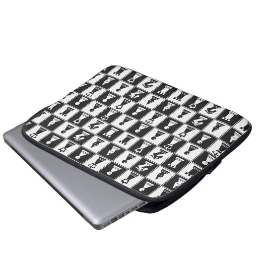Kaas design laptop sleeve (Voorkant onderkant)