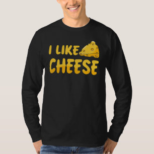 Kaas die melk bevat zuivelproducten Humor met melk T-shirt