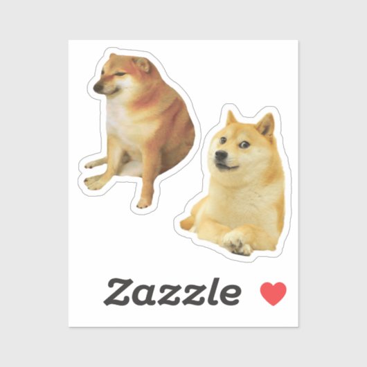 Kaas + Doge Memes Stickers Pack (Vel)