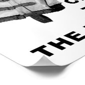 Kaas door de riemen Funny Poster (Hoek)