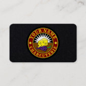 Kaas & Druiven Charcuterie Logo Sjabloon Visitekaartje (Voorkant)