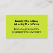 Kaas druiven wijn hapjes catering biz kaarten visitekaartje (Achterkant)