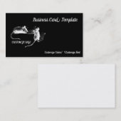 Kaas Eating Mice Logo Visitekaartje (Voorkant / Achterkant)