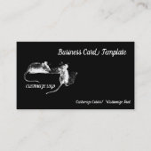 Kaas Eating Mice Logo Visitekaartje (Voorkant)