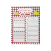 Kaas, Edelweiss, Rood en Witte Steenkanker Notitieblok (Linkerzijde)