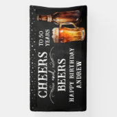 Kaas en bier 50th Birthday Banner (Verticaal)