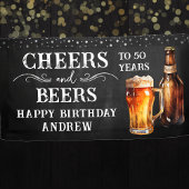 Kaas en bier 50th Birthday Banner