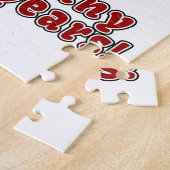 Kaas en bier 80 Design op de geboorte Legpuzzel (Zijkant)