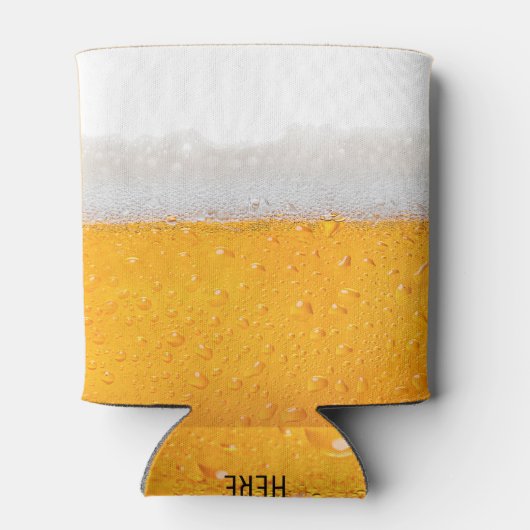 Kaas en bier|Foamy Icy Cold Beer Blikjeskoeler (Achterkant)