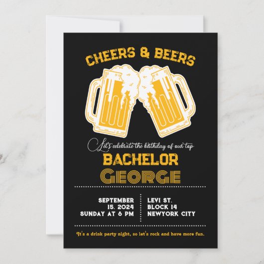 Kaas en bier kaart (Voorkant)