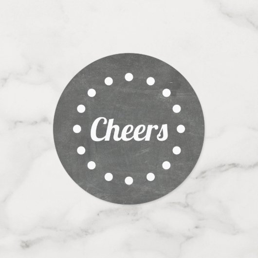 Kaas en bier Milestone Birthday Custom Party Confetti (Kleine voorkant)