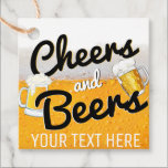 Kaas en bier|Mok van Frosty Foam Beer Bedankjes Labels<br><div class="desc">Kaas en bier|Mok van koude schuimberen</div>
