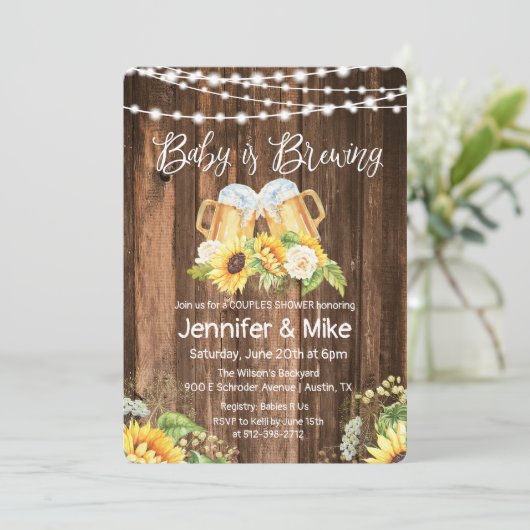 Kaas en bier Rotische stellen Kaart (Staand voorkant)