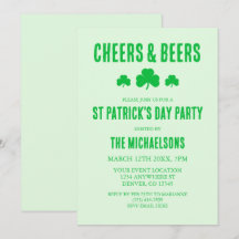 Kaas en bier St Patrick's Day Party