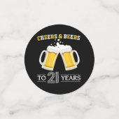 Kaas en bier tot 21 jaar confetti (Kleine voorkant)