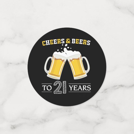 Kaas en bier tot 21 jaar confetti (Kleine voorkant)