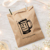 Kaas en bier tot 21 jaar na geboorte bedankzakje (Geknipt)