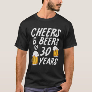 Kaas en bier tot 30 jaar - 30 dagen t-shirt