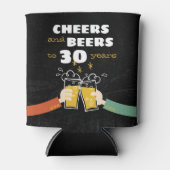 Kaas en bier tot 30 jaar na geboorte blikjeskoeler (Voorkant)