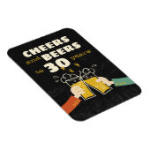 Kaas en bier tot 30 jaar na geboorte magneet (Rechterzijde)