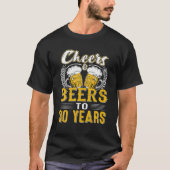 Kaas en bier tot 30 jaar oud zweet t-shirt (Voorkant)
