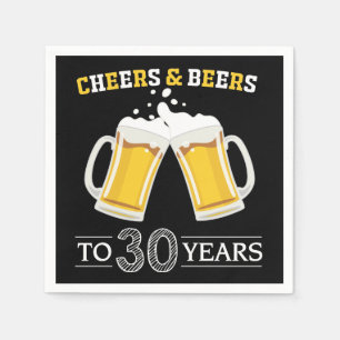 Kaas en bier tot 30 jaar servet