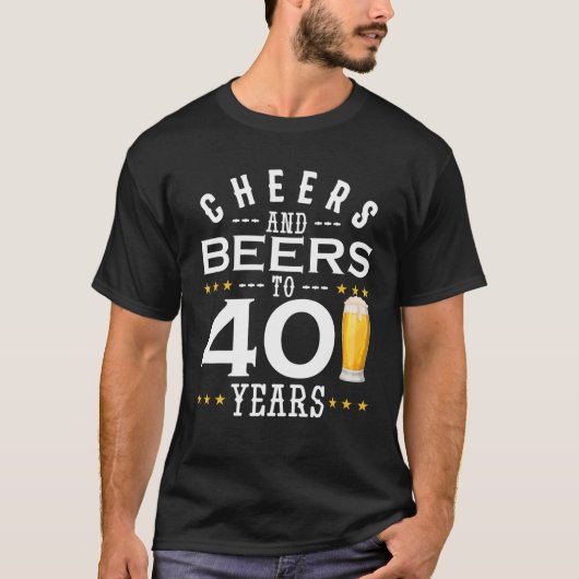Kaas en bier tot 40 jaar Drink vogeldag GIF T-shirt (Voorkant)