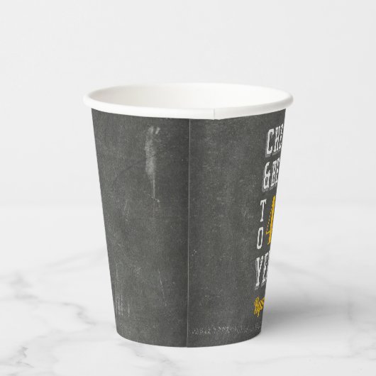 Kaas en bier tot 40 jaar Elke halve dag Papieren Bekers (Rechts)