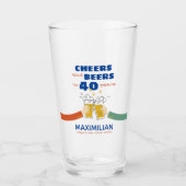 Kaas en bier tot 40 jaar na geboorte glas (Voorkant)