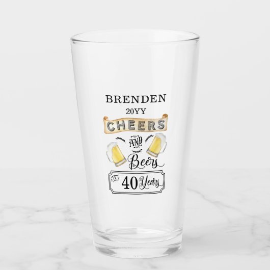 Kaas en bier tot 40 jaar zondagse glas (Voorkant)
