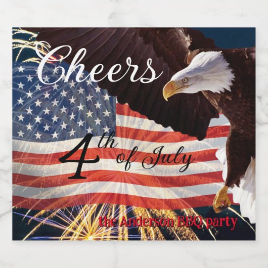 Kaas en bier tot 4 juli bier etiket (Enkel label)