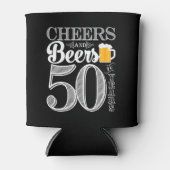 Kaas en bier tot 50 jaar Koelbox Blikjeskoeler (Voorkant)