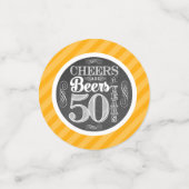 Kaas en bier tot 50 jaar tafelConfetti Confetti (Kleine voorkant)