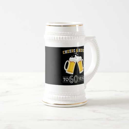 Kaas en bier tot 60 jaar bierpul (Voorkant rechts)