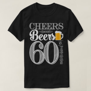 Kaas en bier tot 60 jaar Man T-Shirt