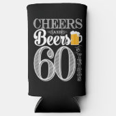 Kaas en bier tot 60 jaar Seltzer Koelbox Seltzer Blikjeskoeler (Voorkant)