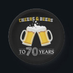 Kaas en bier tot 70 jaar Bord papier<br><div class="desc">Kaas en bier tot 70 jaar Bord papier</div>