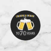 Kaas en bier tot 70 jaar confetti (Kleine voorkant)