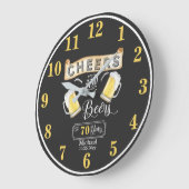 Kaas en bier tot 70 jaar verjaardag grote klok (Hoek)