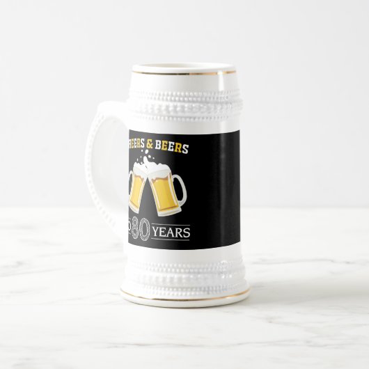 Kaas en bier tot 80 jaar bierpul (Voorkant links)