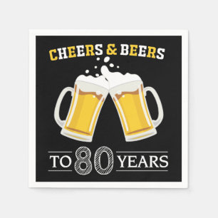 Kaas en bier tot 80 jaar luiers servet