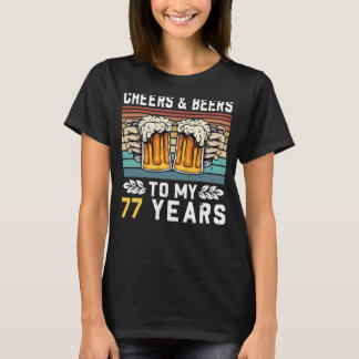 Kaas en bier tot mijn 77e verjaardag 1 t-shirt