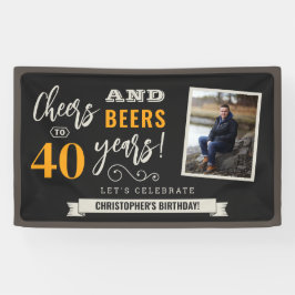 Kaas en bier Verjaardag Foto banner 3x5