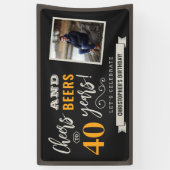 Kaas en bier Verjaardag Foto banner 3x5 (Verticaal)