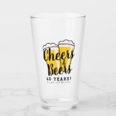 Kaas en bier Volwassenen Elke dag van de Ouderdom Glas (Voorkant)