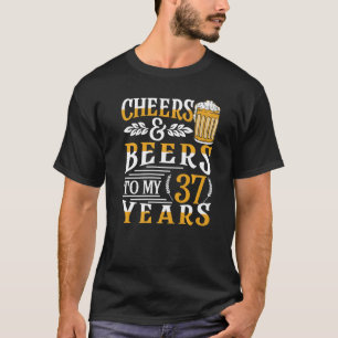 Kaas en bier voor mijn 37 jaar 37e verjaardag 2 t-shirt