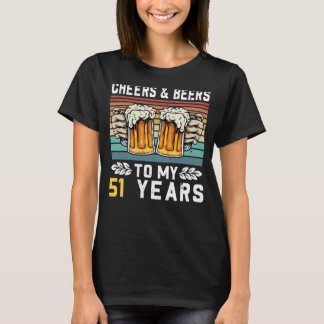 Kaas en bier voor mijn 51e verjaardag 1 t-shirt