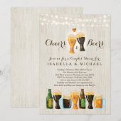 Kaas en bonenkruid / repetitief diner kaart (Voorkant / Achterkant)